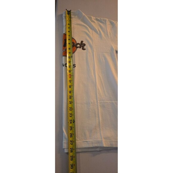 Vintage Hard Rock Cafe "Caracas" White T-shirt tee pre-owned Women's size Large - Picture 7 of 7